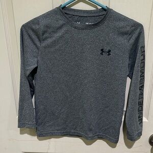 Under Armour Kids Long Sleeve Tee - Dark Gray